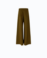 Flared jeans with super wide leg - Green | Pinko