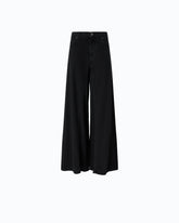Flared jeans with super wide leg - | Pinko