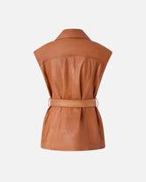 Lederweste im Bikerstil - | Pinko