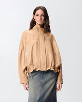 Blousonjacke aus Nappaleder - | Pinko