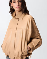 Blousonjacke aus Nappaleder - | Pinko