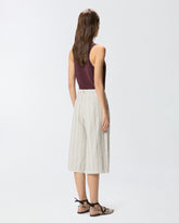 Bermudas mit Schmuckstreifen - | Pinko