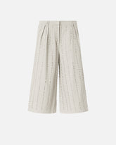 Bermudas mit Schmuckstreifen - | Pinko