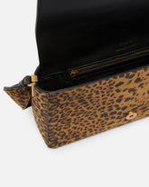 Love Bag One Slouchy medium shoulder bag in leopard-print suede - | Pinko