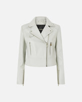 Biker-style jacket in nappa leather - | Pinko