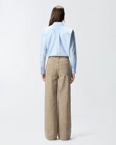 Boxy poplin shirt - Light Blue | Pinko