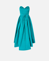 Elegantes langes Kleid mit Schmuckriemchen - Hellblau | Pinko