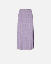 Midi skirt with fringes and rhinestones - | Pinko