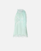 Top mit Neckholder-Ausschnitt und Spitze - | Pinko