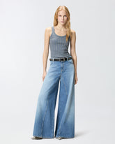 Vest top with jewel details - | Pinko