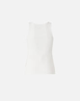 Vest top with jewel details - White | Pinko