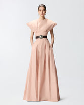 Crop top with wide sleeves - | Pinko