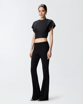 Crop-Top mit weiten Ärmeln - | Pinko