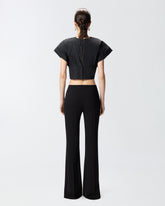 Crop-Top mit weiten Ärmeln - | Pinko