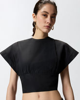 Crop-Top mit weiten Ärmeln - | Pinko