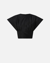Crop-Top mit weiten Ärmeln - | Pinko