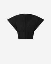 Crop-Top mit weiten Ärmeln - | Pinko