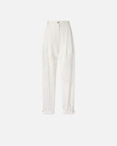 Hose mit Details aus Spitze - | Pinko