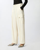 Fließende Hose aus Baumwolle - | Pinko