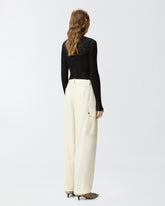 Fließende Hose aus Baumwolle - | Pinko