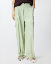 Fließende Hose aus Baumwolle - | Pinko