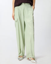 Flowing cotton trousers - | Pinko