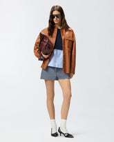 Pullover mit Einsatz in Form einer Bluse - | Pinko