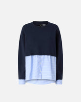 Pullover mit Einsatz in Form einer Bluse - | Pinko