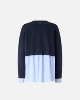 Pullover mit Einsatz in Form einer Bluse - | Pinko