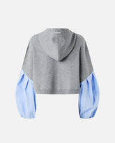 Sweatshirt with shirt insert - | Pinko