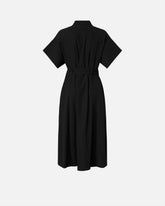 Midi shirt dress with belt - | Pinko
