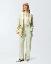 Top with bandana knot and buttons - | Pinko