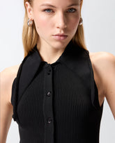 Top with bandana knot and buttons - | Pinko