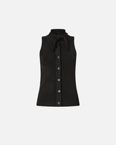 Top with bandana knot and buttons - | Pinko