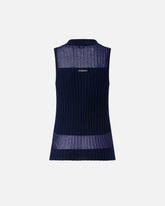 Polo-Tanktop in Rippstrick - | Pinko