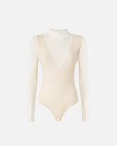 Bodysuit with sheer details - | Pinko