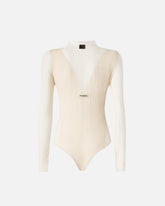 Bodysuit with sheer details - | Pinko