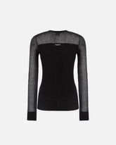 Cardigan aus leichtem Rippstrick - | Pinko