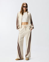 Sporty trousers with bands - | Pinko
