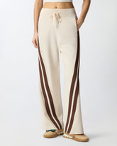 Sporty trousers with bands - | Pinko