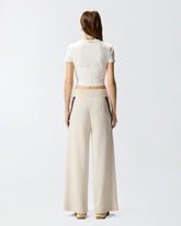 Sporty trousers with bands - | Pinko
