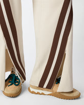 Sporty trousers with bands - | Pinko