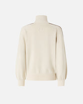 Zipped sweatshirt with Love Birds logo - | Pinko