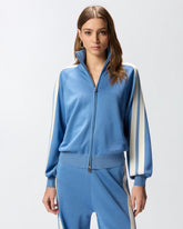 Zipped sweatshirt with Love Birds logo - | Pinko