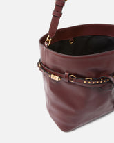 Bucket Belt Bag medium shoulder bag in leather - | Pinko