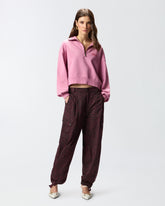 Sweatshirt mit Herzprint und Pinkotini - | Pinko