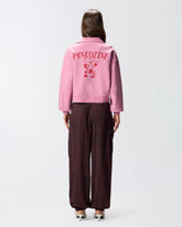 Sweatshirt mit Herzprint und Pinkotini - | Pinko
