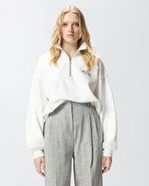 Sweatshirt mit Herzprint und Pinkotini - | Pinko