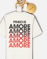 PINKO Is Amore T-shirt charm keyring - | Pinko