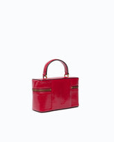 Small crossbody bag in glossy leather - | Pinko